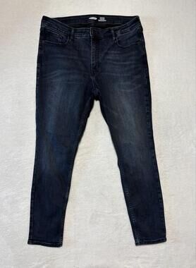 Old Navy Jeans Womens 16 Blue High Rise Rockstar Skinny Stretch Denim Shaping